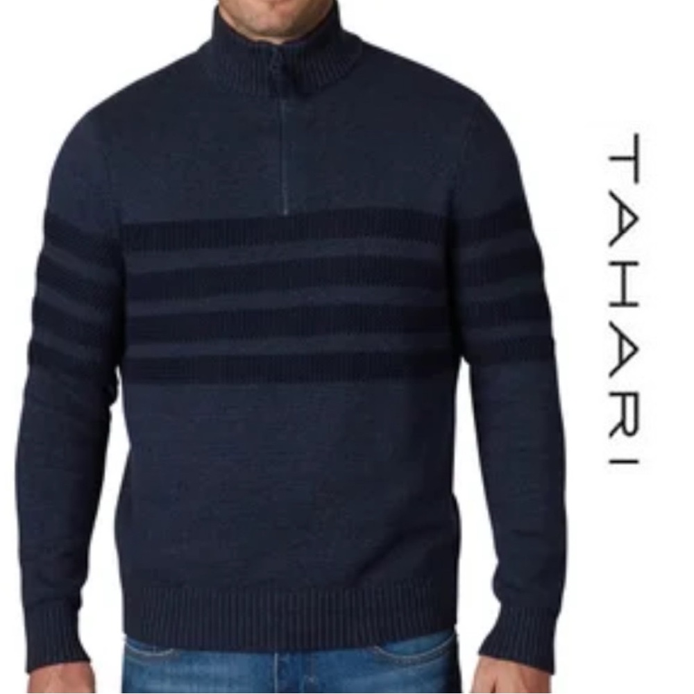 Tahari 1/4 Zip Sweater, XXL
